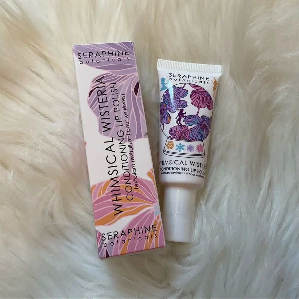 Seraphine Whimsical Wisteria Lip Polish & Cherry + Snow Lip & Cheek Cream New